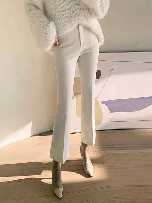 正韓好質感微喇九分褲