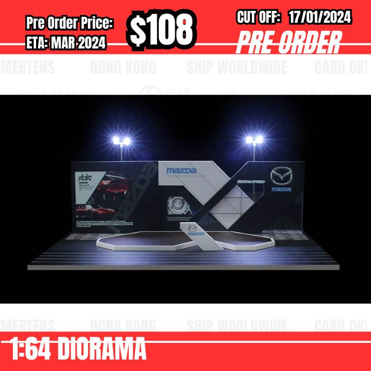 PO-$108 * Moreart * 1:64 Diorama - Mazda Auto Show [OD09/01]