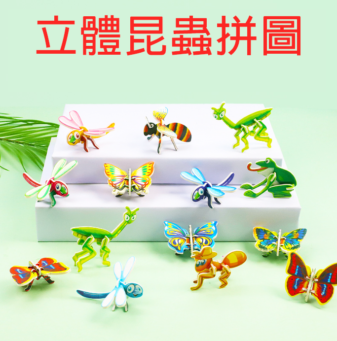 立體昆蟲拼圖 K0106