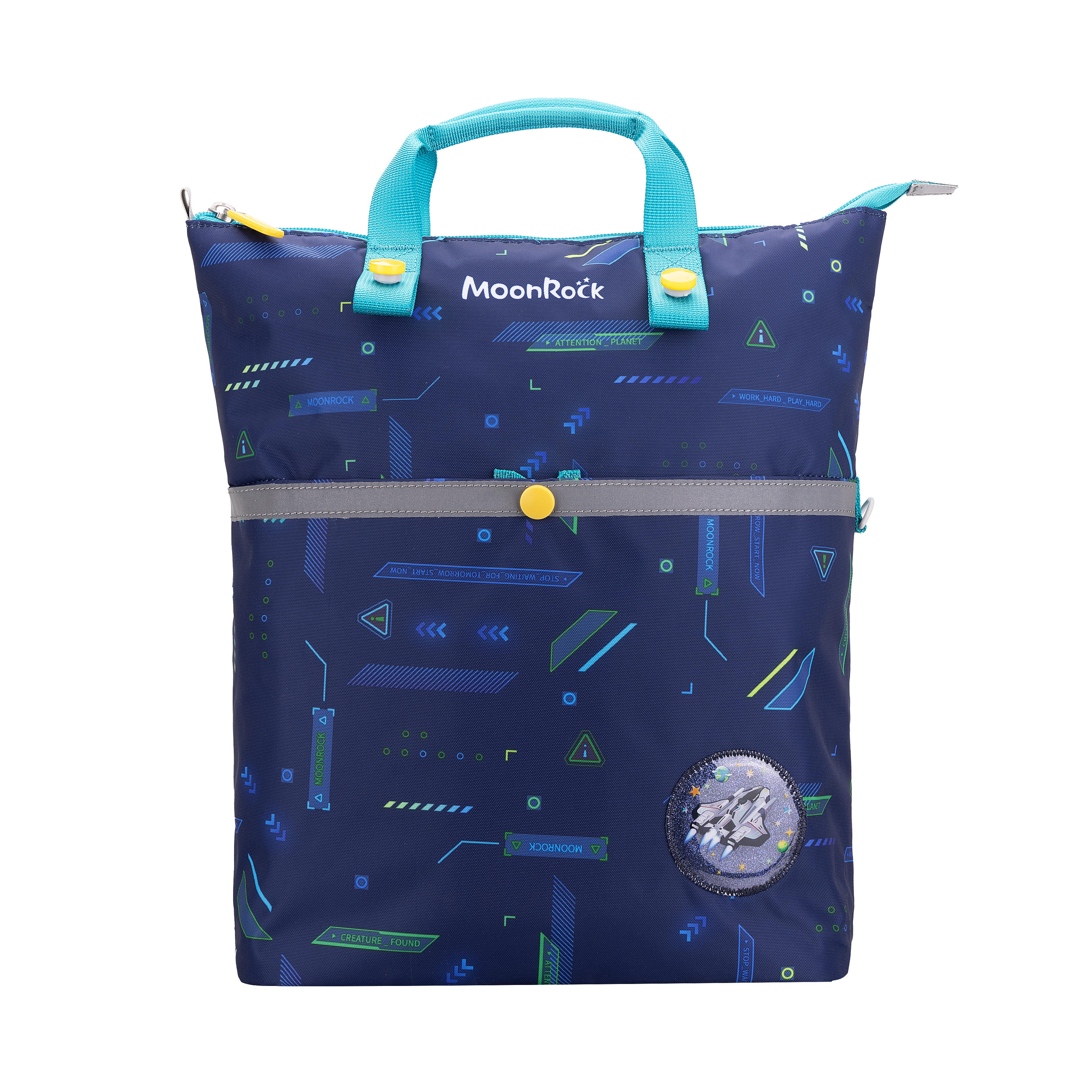 MOONROCK ride 2-way backpack -future planet- green blue