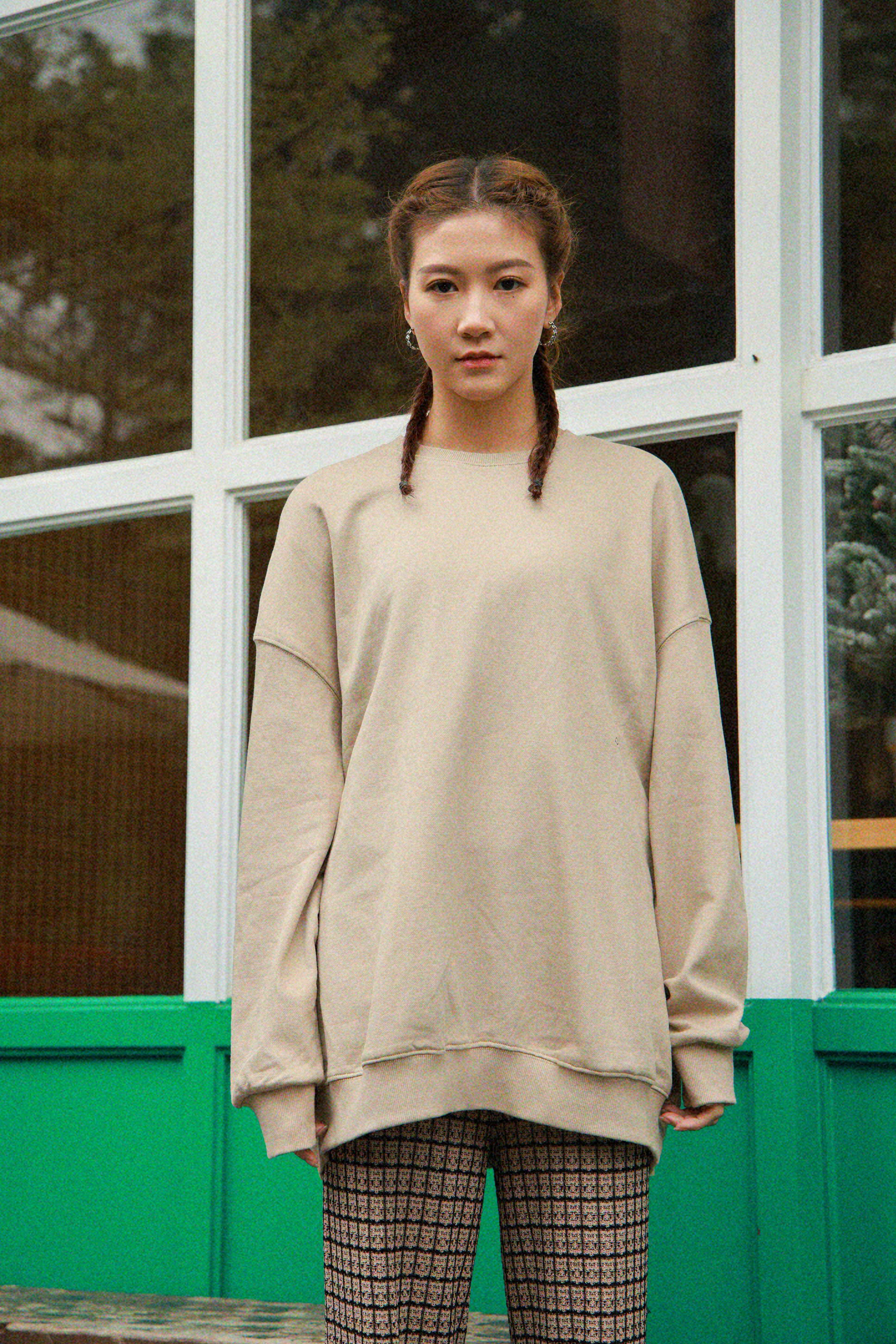 淨色珠地薄衛衣（現貨款式）