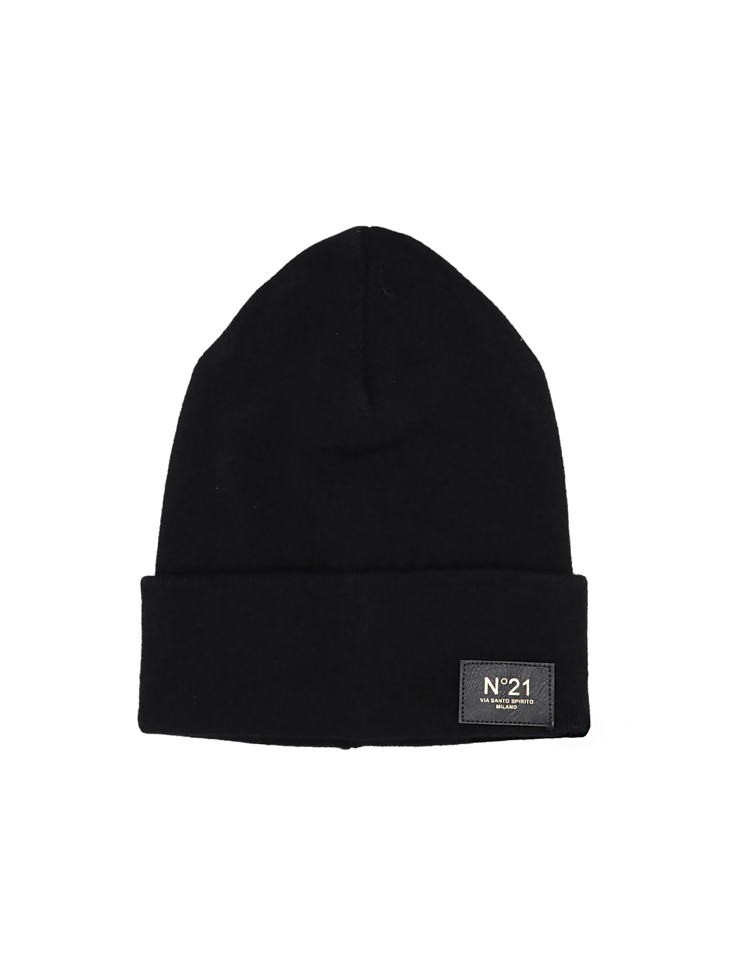 N°21 針織毛帽(黑)