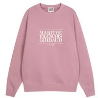 [S] MARITHE CLASSIC LOGO EMBROIDERY SWEATSHIRT,DARK PINK, 1MG23FSW101DPK (SMR14)