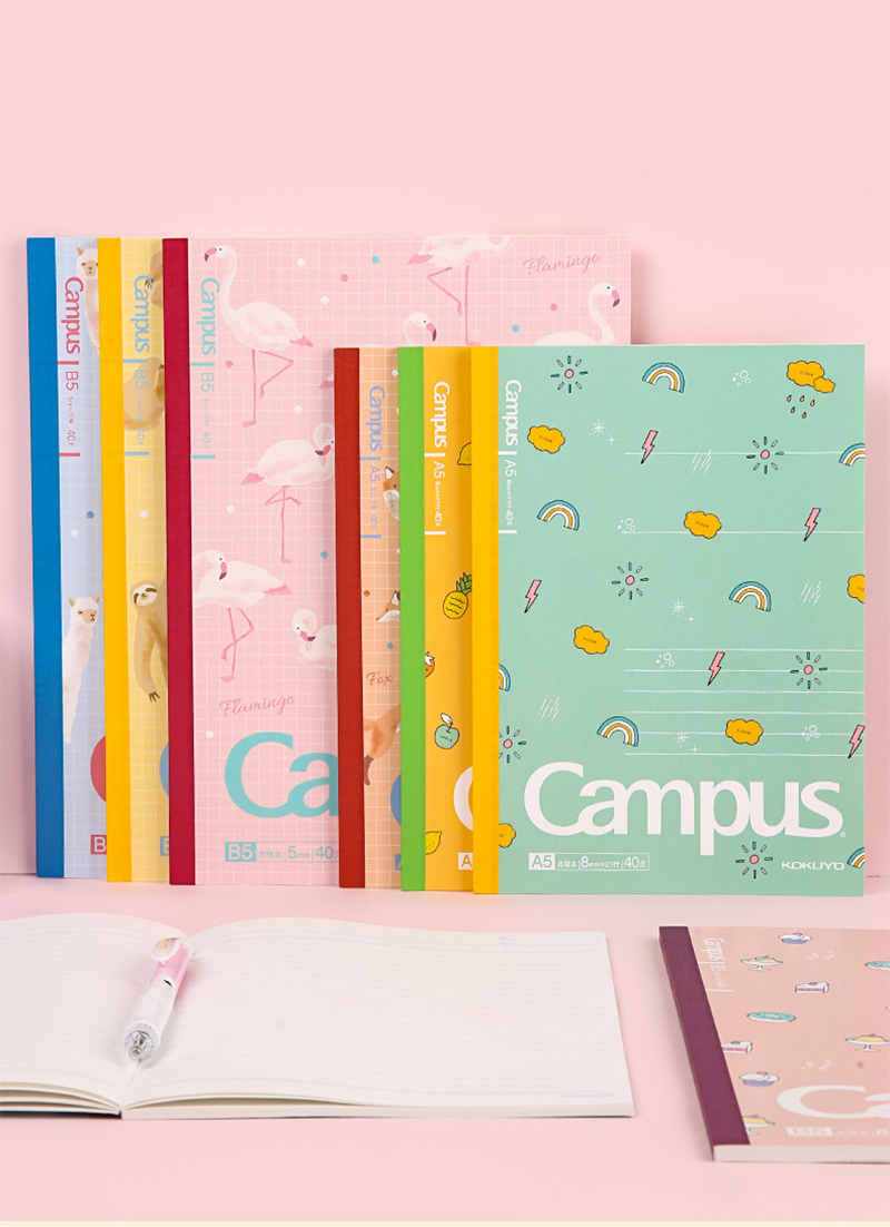 kokuyo 軟性萌小動物筆記本A5/B5 XB1448