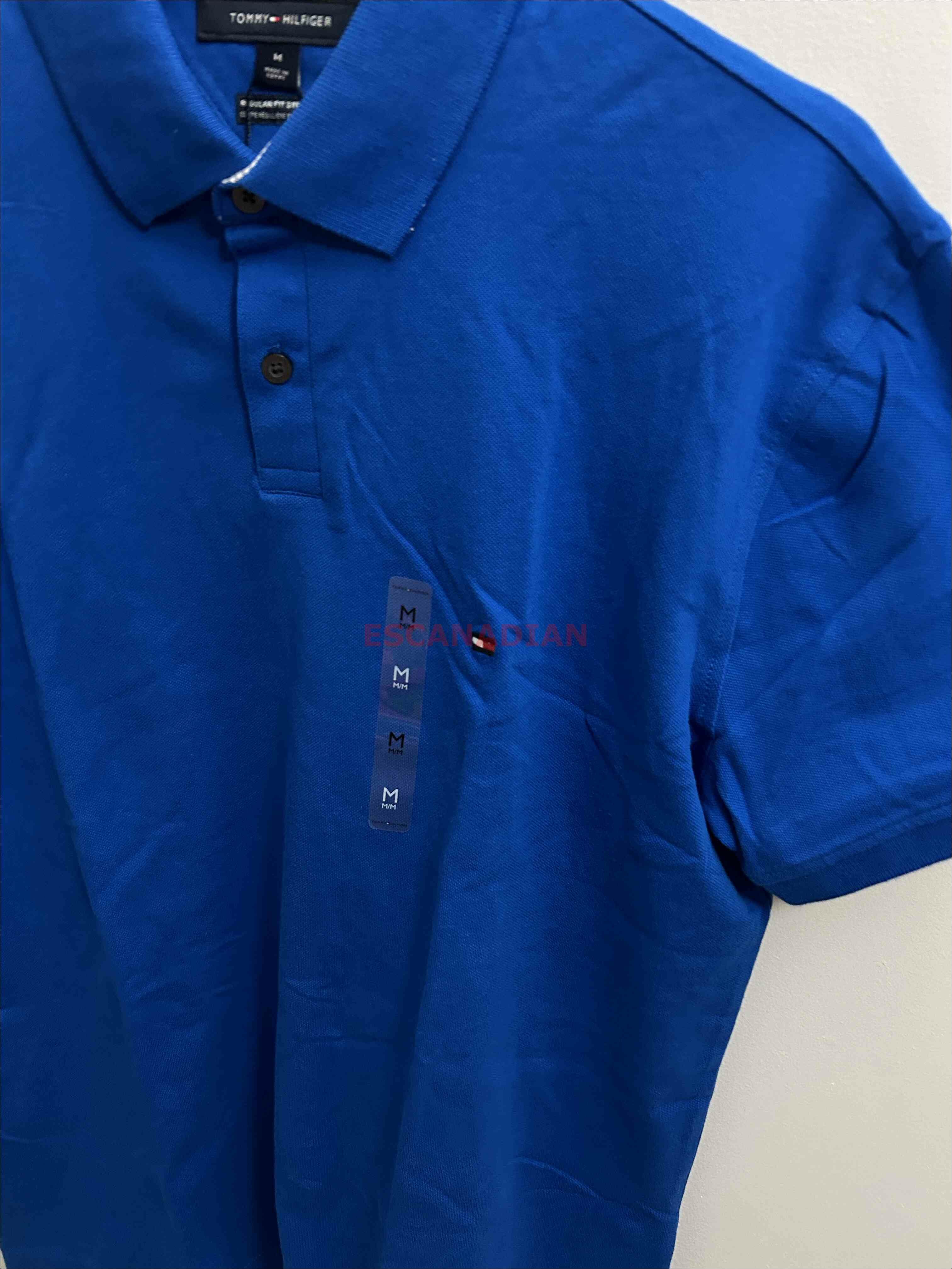 TOMMY 男大人 經典款 網眼 素面小LOGO POLO衫