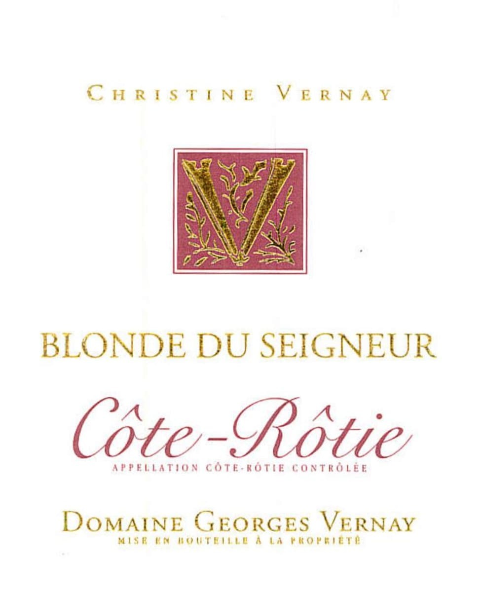 Georges Vernay Cote Rotie La Blonde du Seigneur 2022 (RP93)
