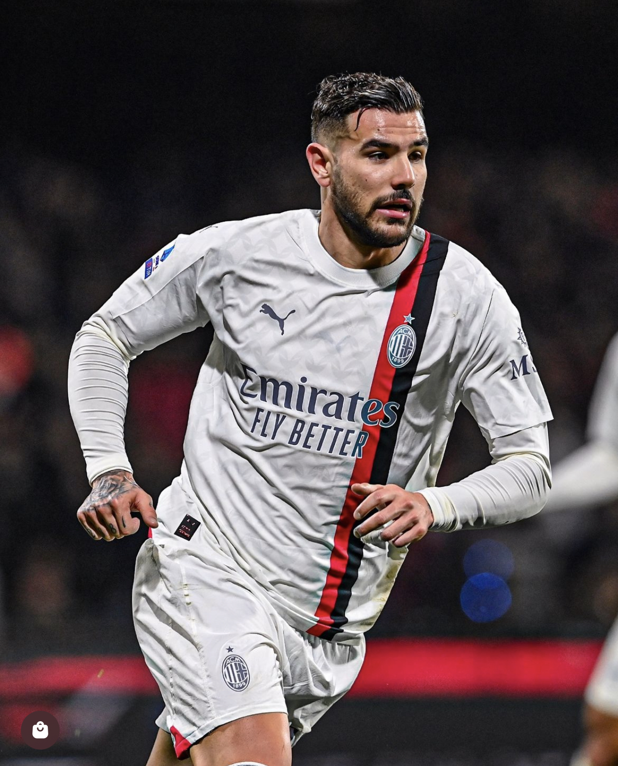 2023 AC Milan Authentic Away Shirt