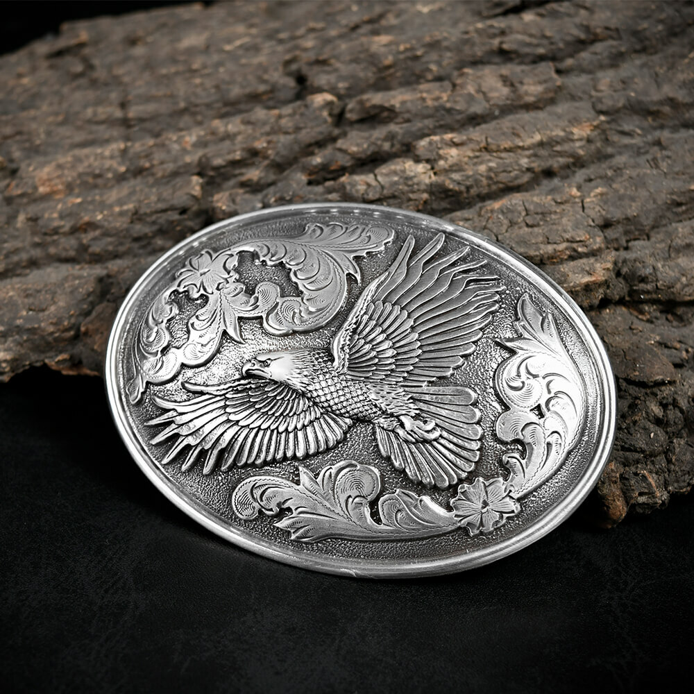 飛鷹展翅造型皮帶扣 / 皮帶頭 - 現貨