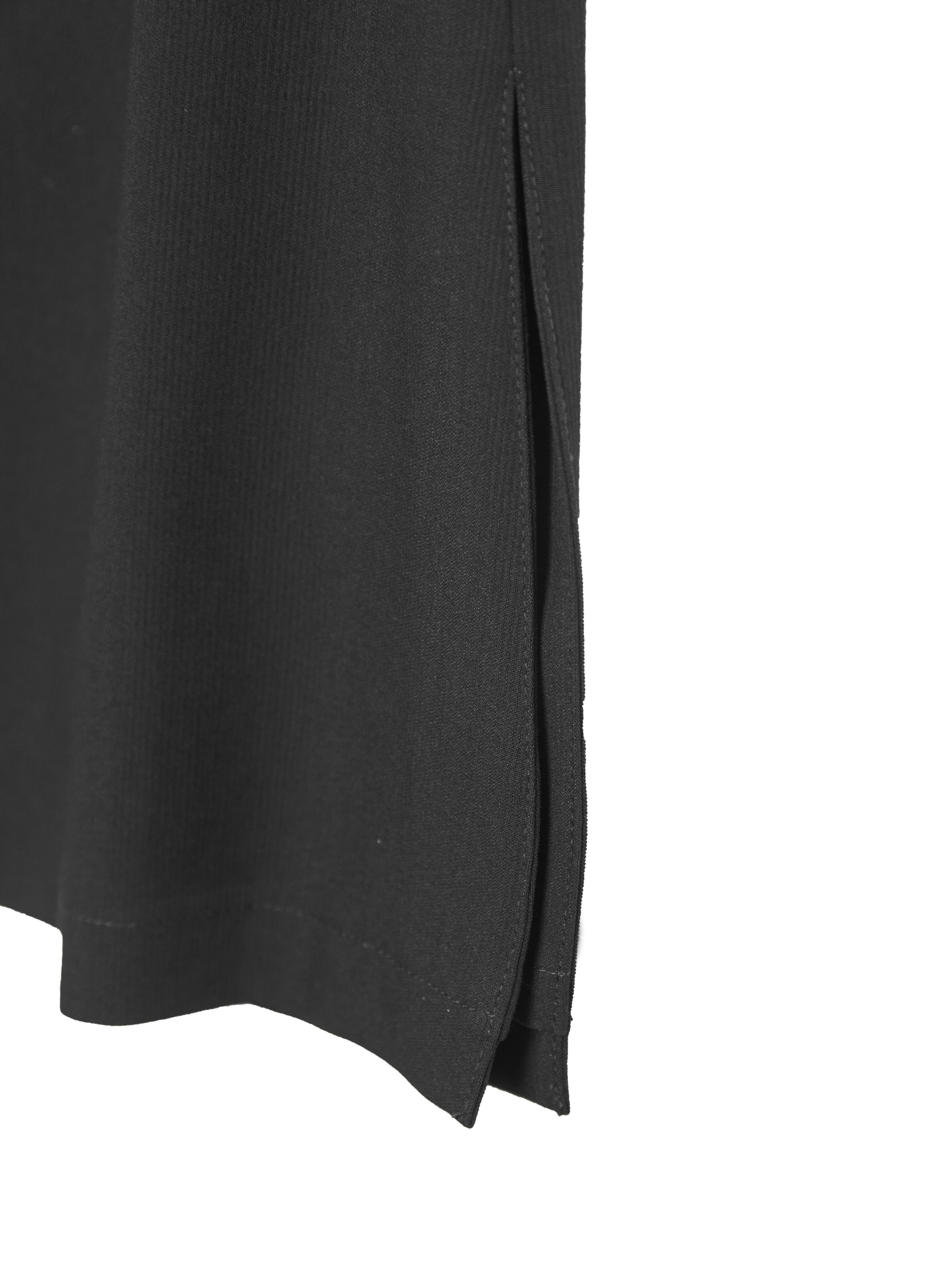 Mesh Inserted Detail Wrapped Skirt - K005Z