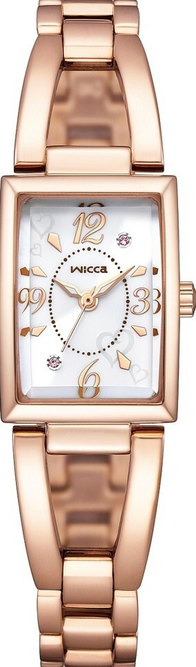 萬年鐘錶 - Citizen - Wicca  公主系列限定款時尚優雅太陽能女錶  KF7-562-21 錶徑17MM