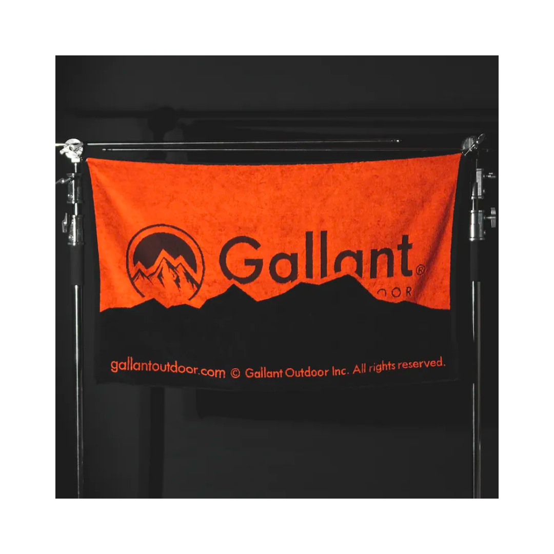 ▲Gallant 沐浴毛巾 Bath Towel (黑橘)
