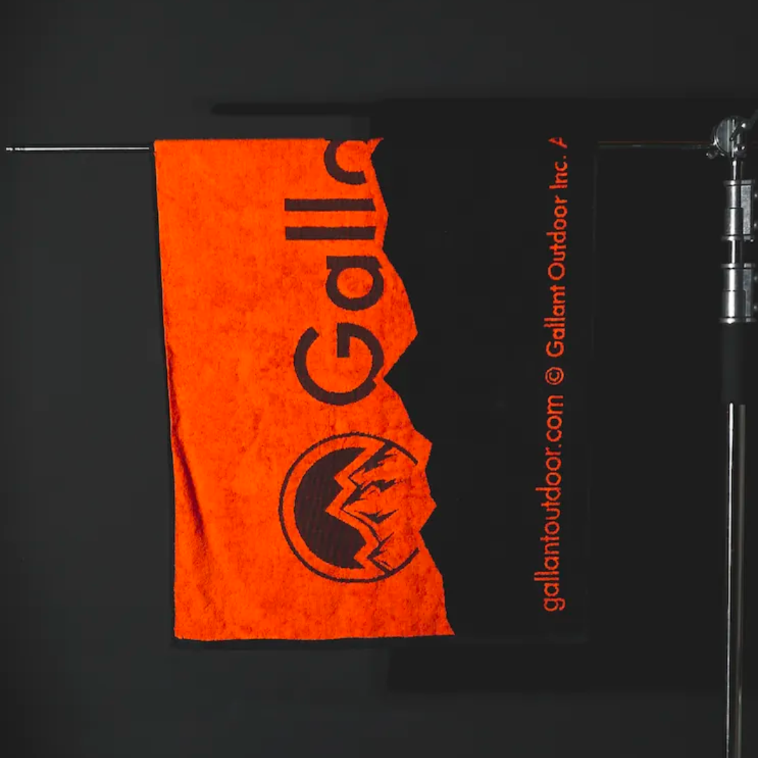 ▲Gallant 沐浴毛巾 Bath Towel (黑橘)