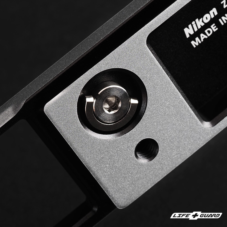 LIFE+GUARD 鏡頭貼膜安裝示意，適用 Nikon ZF-GR1