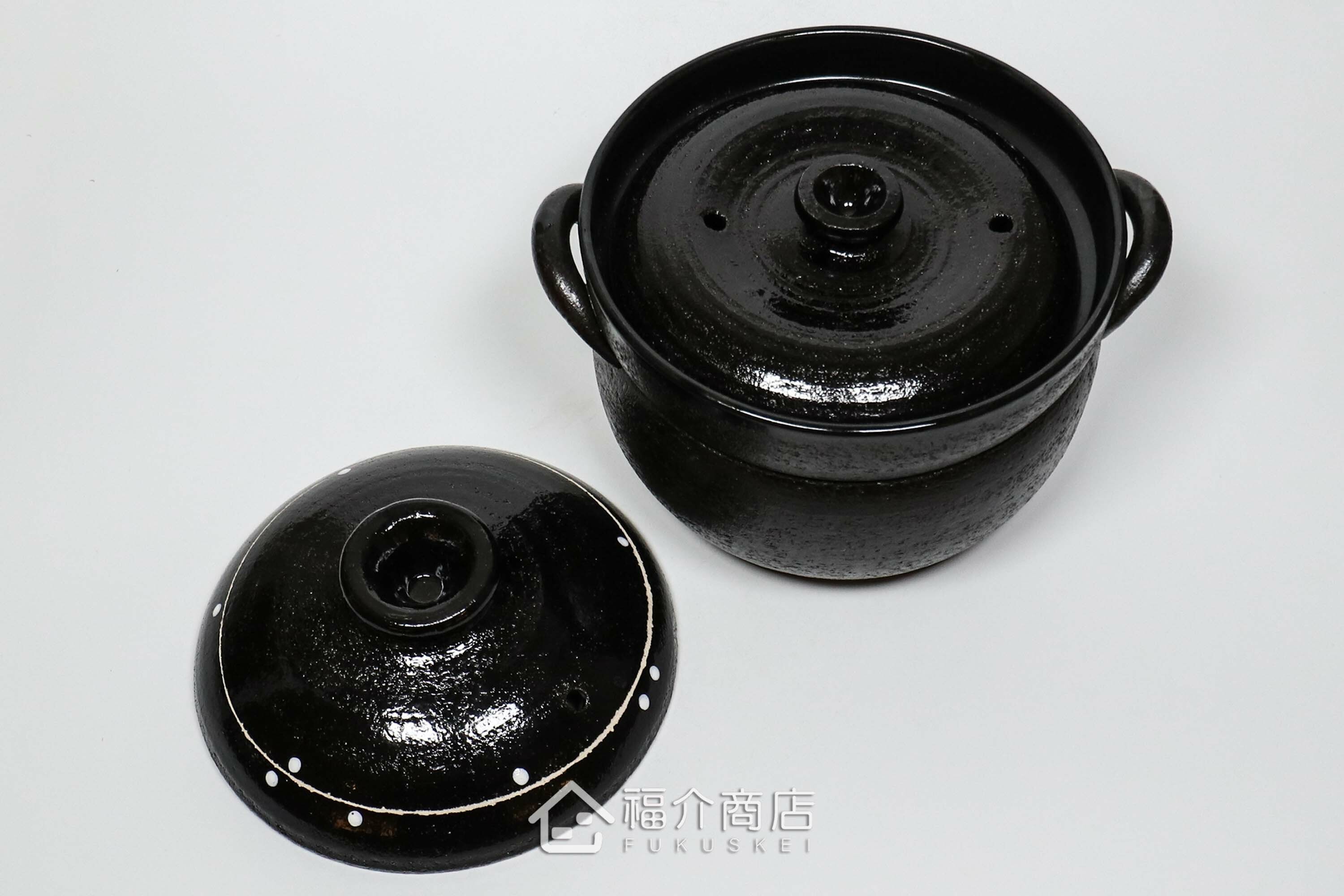 煮飯用陶瓷材質的飯鍋