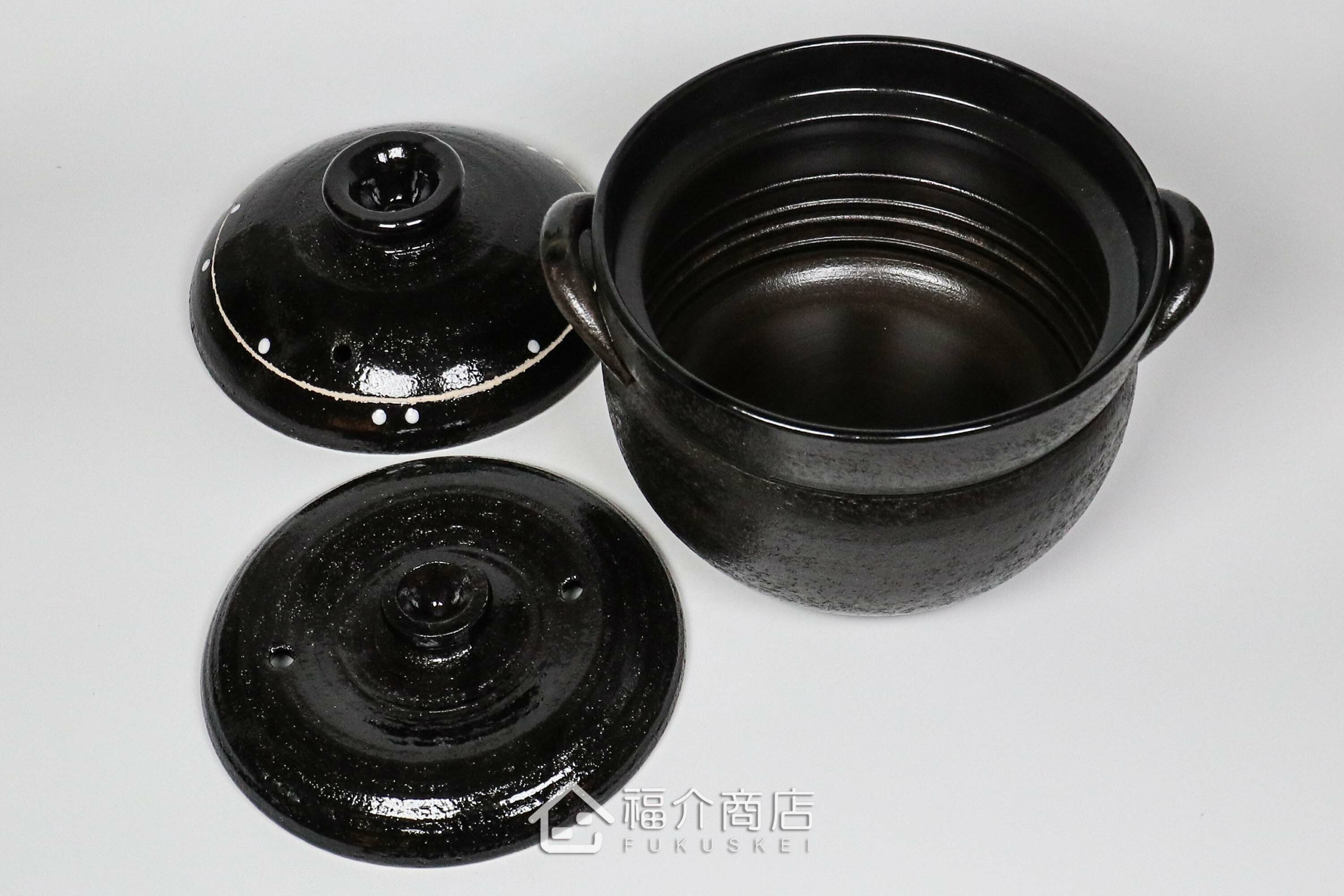 煮飯用陶瓷材質的飯鍋