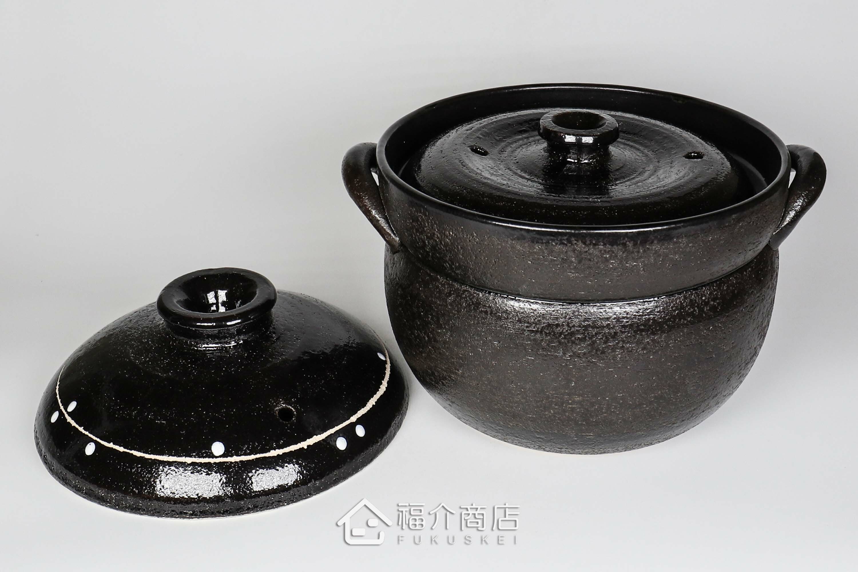 煮飯用陶瓷材質的飯鍋