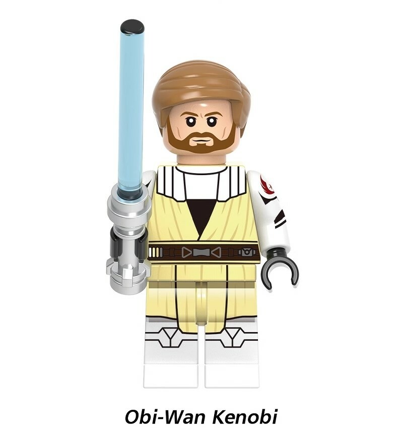Obi-Wan Kenobi Star Wars Custom Minifigures Minifigs Fit Lego G0057