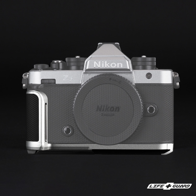 LIFE+GUARD 鏡頭貼膜安裝示意，適用 Nikon ZF-GR1