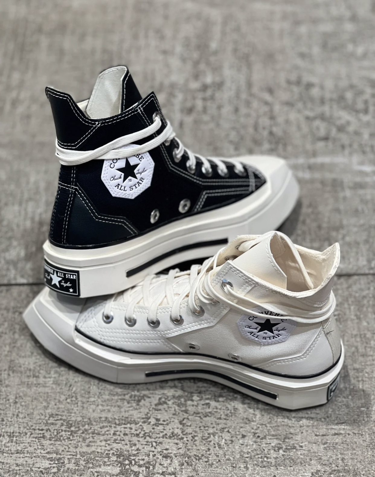 converse C70 De Luxe Squared Hi 厚底　韓国 CONVERSE CHUCK 70 DE LUXE SQUARED HI