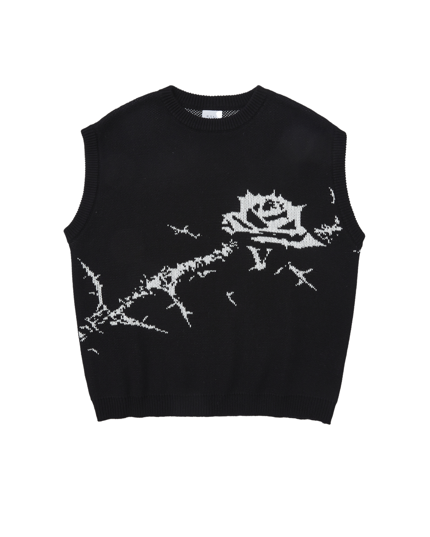 VIRUSWORLD 玫瑰針織背心