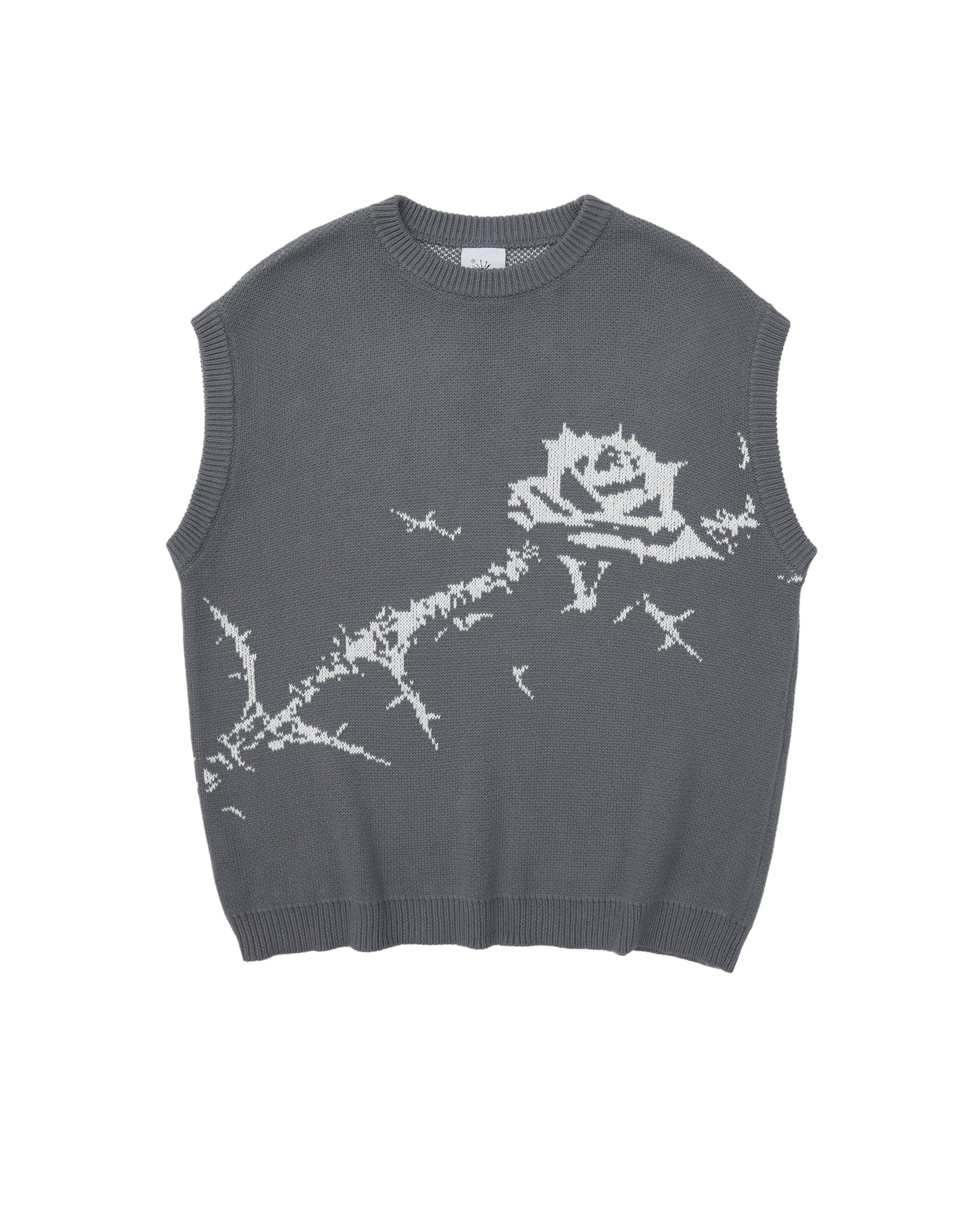 VIRUSWORLD 玫瑰針織背心