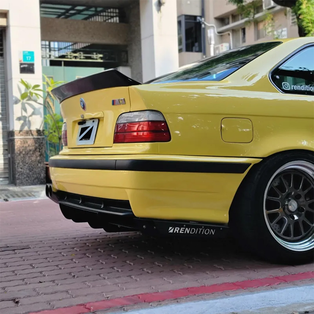 BMW E36 REAR DIFFUSER KIT V3