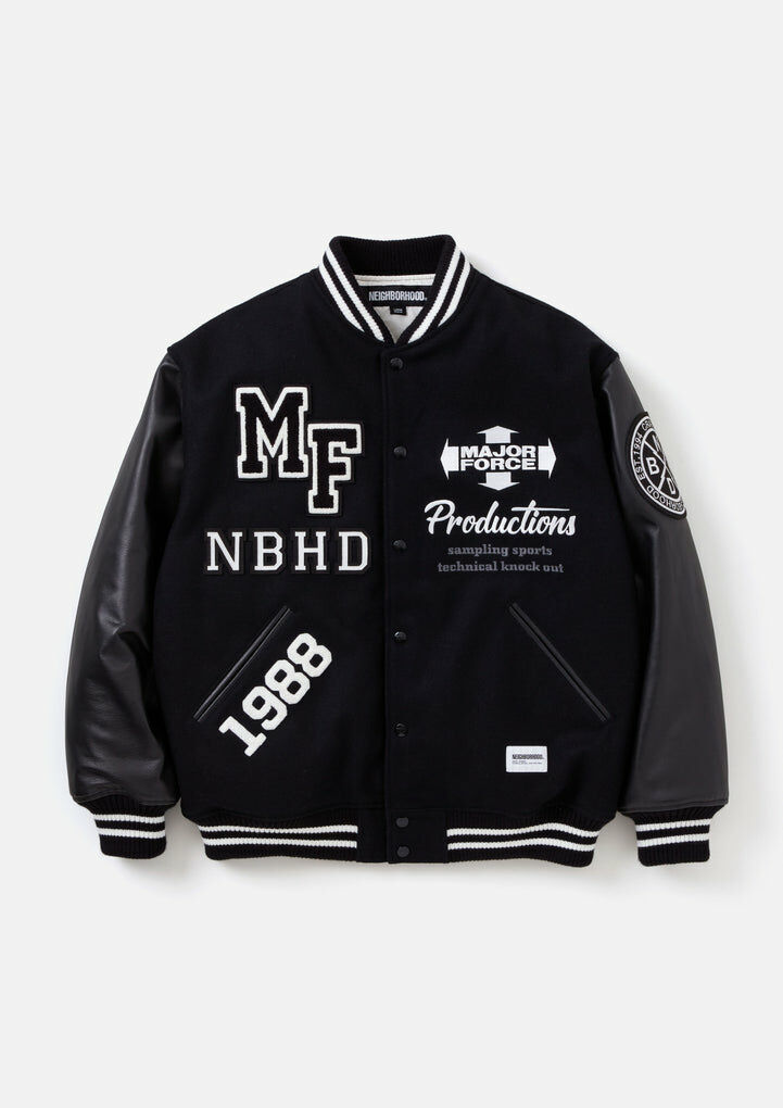 2023AW NEIGHBORHOOD MAJOR FORCE STADIUM JACKET 新年 限定 聯名 棒球 外套 現貨 232SZMFN-JKM01S