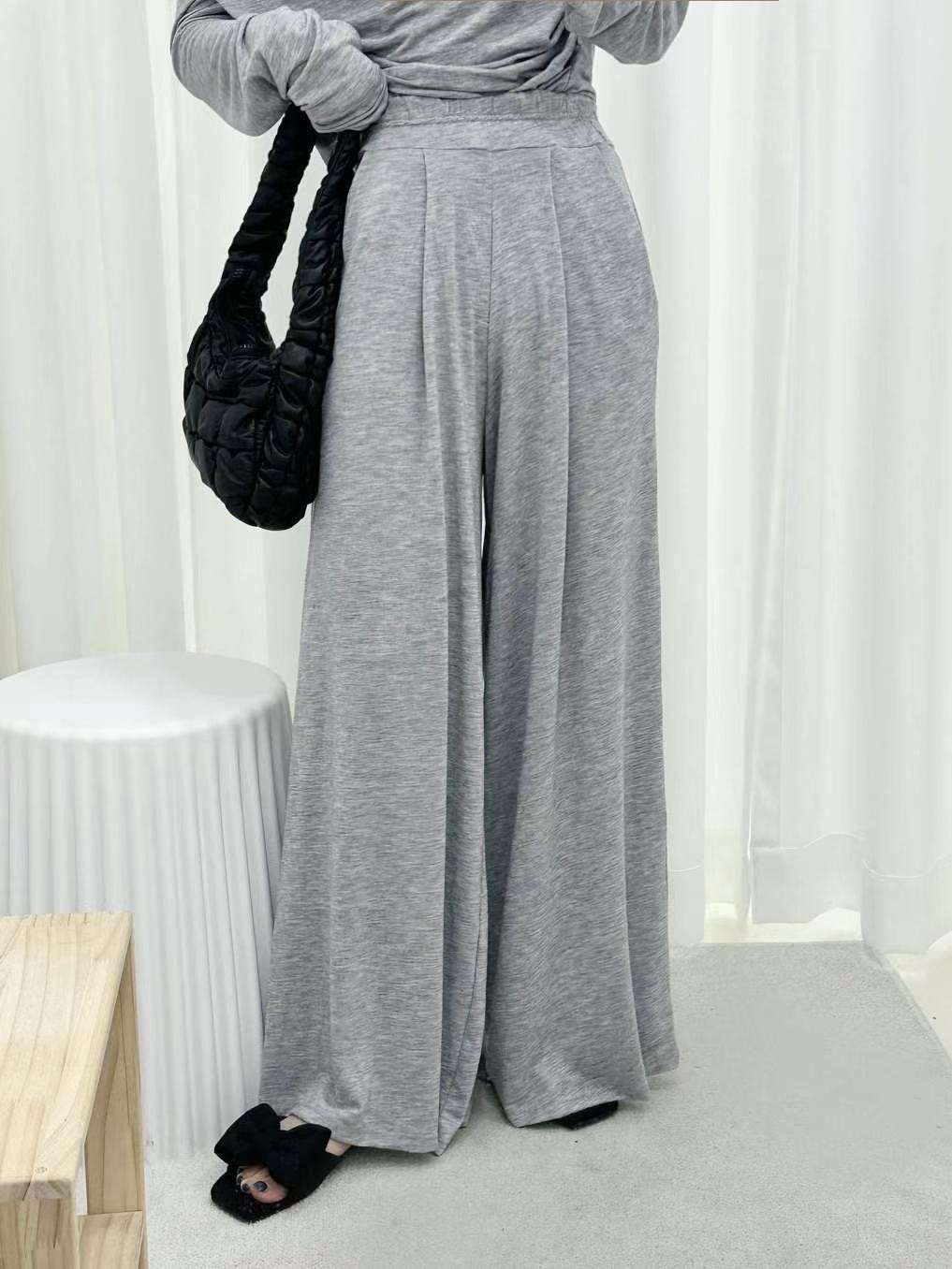 【優惠現貨】韓國垂墜休閒闊褲（3色）