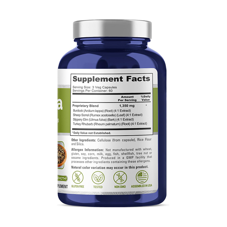 NusaPure Essiac Tea 1350mg ,180 Caps