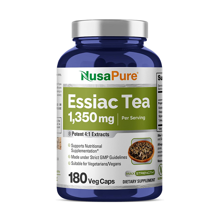 NusaPure Essiac Tea 1350mg ,180 Caps