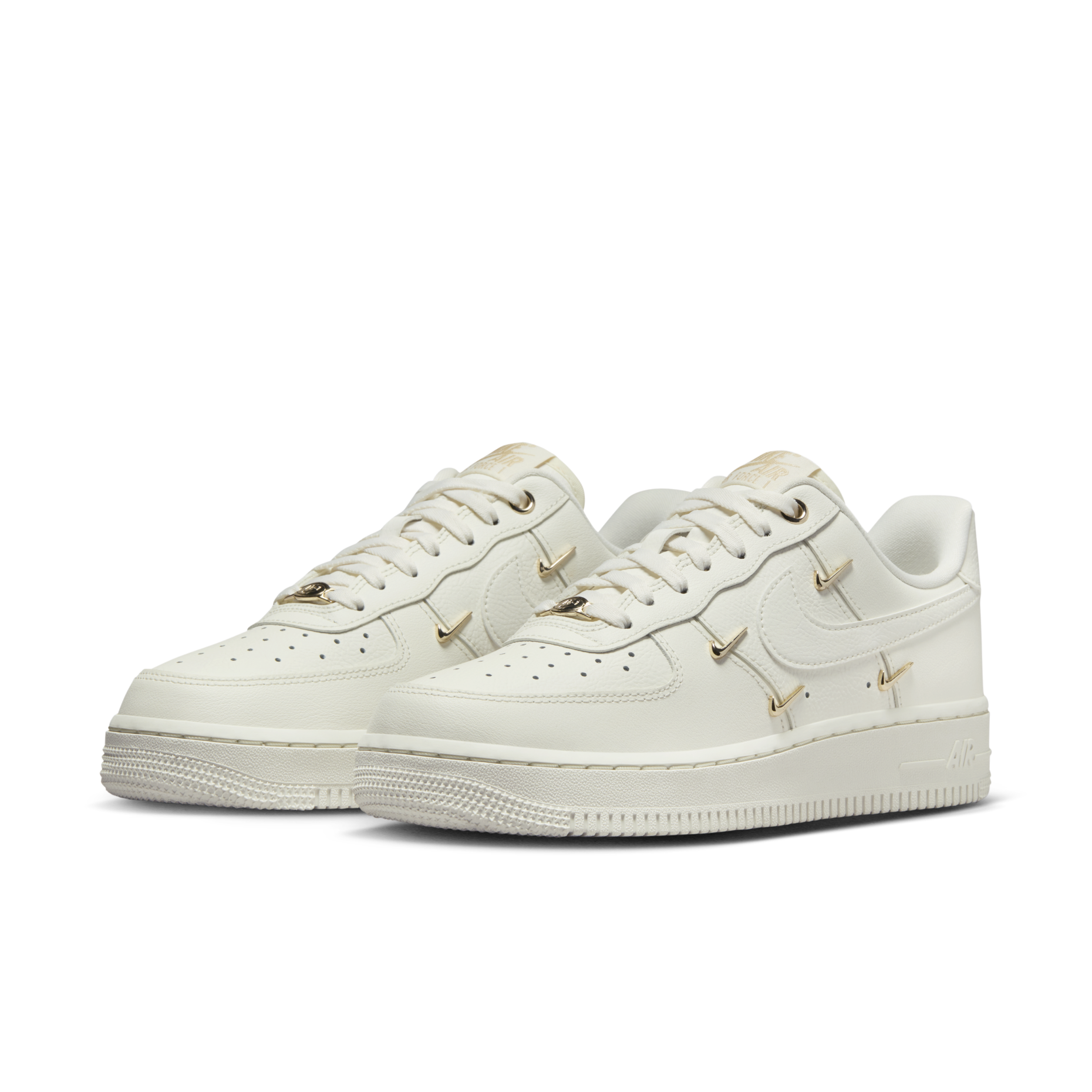 Nike Air Force 1 '07 LX 米白小金勾 (FV3654-111) 官方商品照