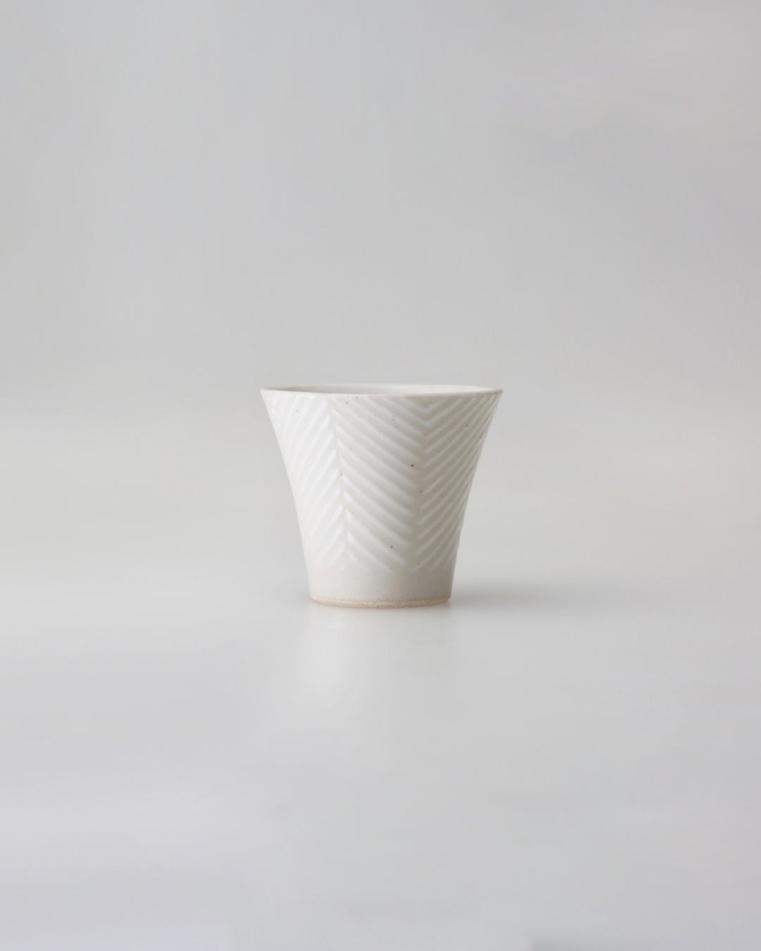 Hasami ware ORIME Sencha Tea Cup Herringbone｜aiyu