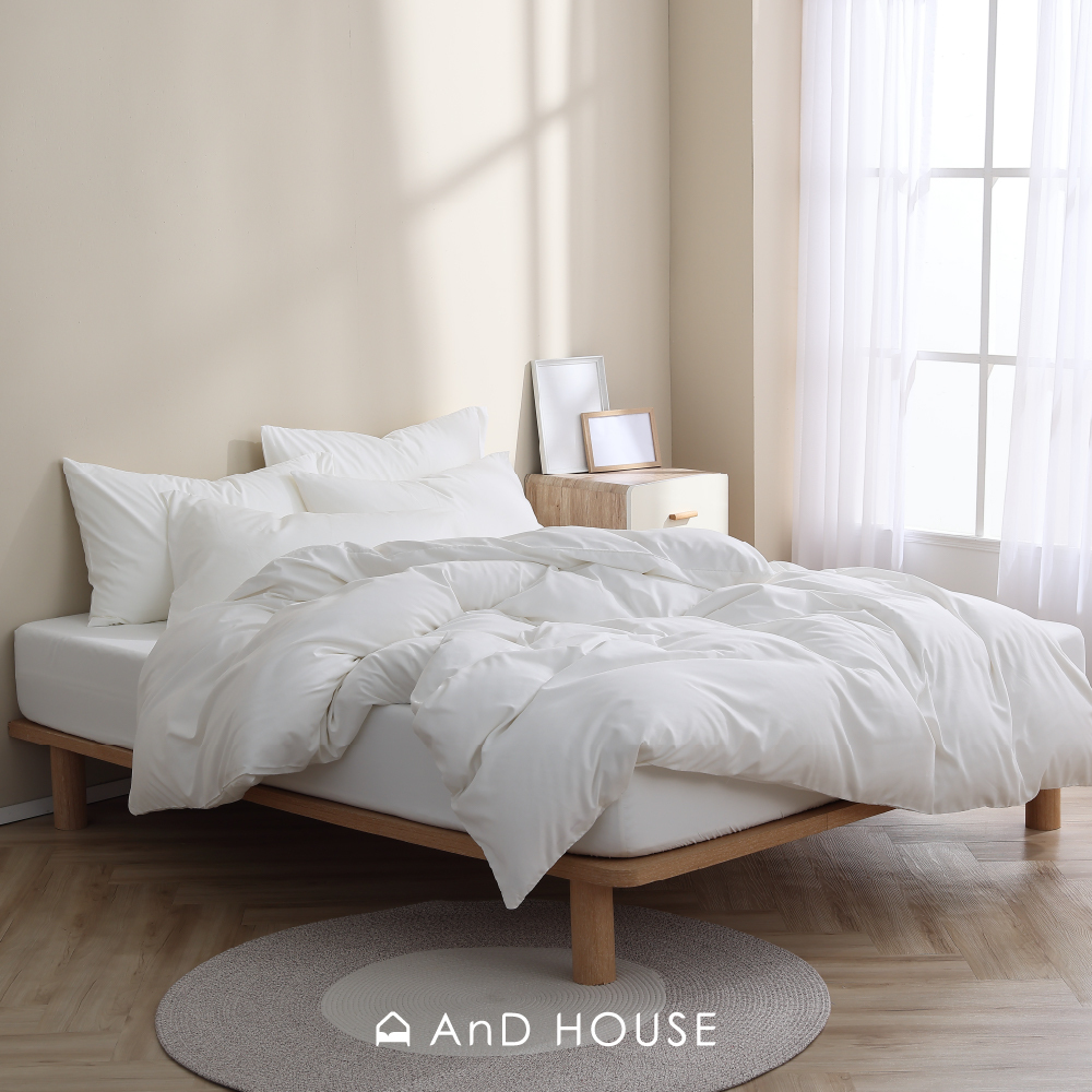 舒柔棉｜100%Polyester｜純白｜單品&床包被套組