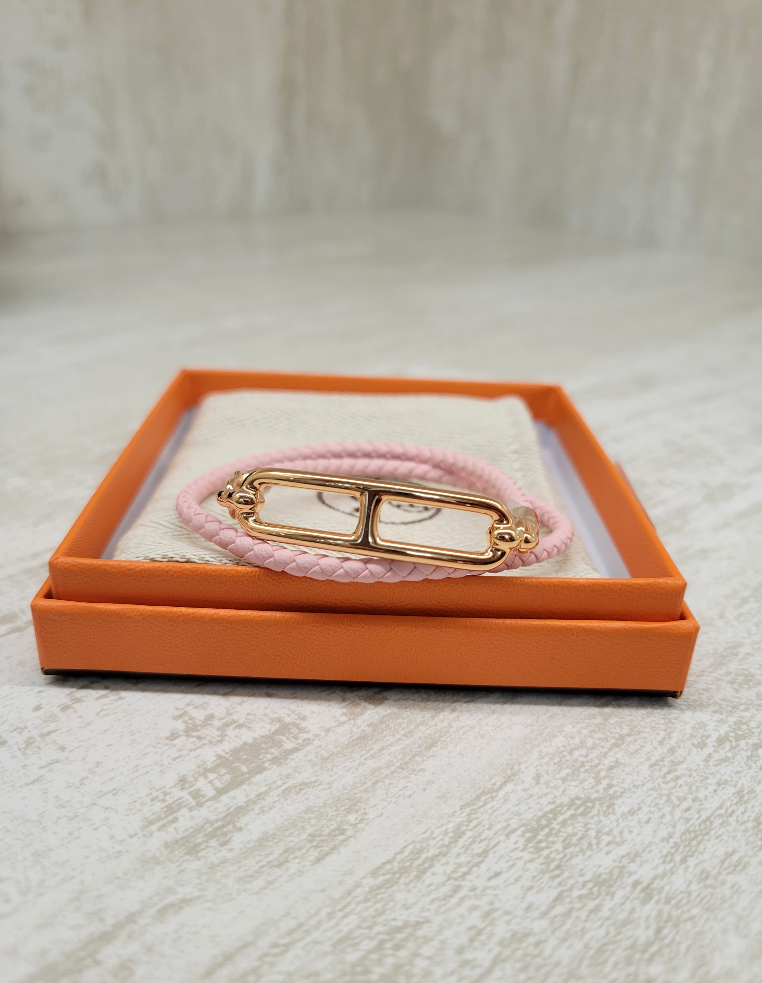 Hermes roulis double tour 3Q Rose Sakura FO 櫻花 玫瑰金