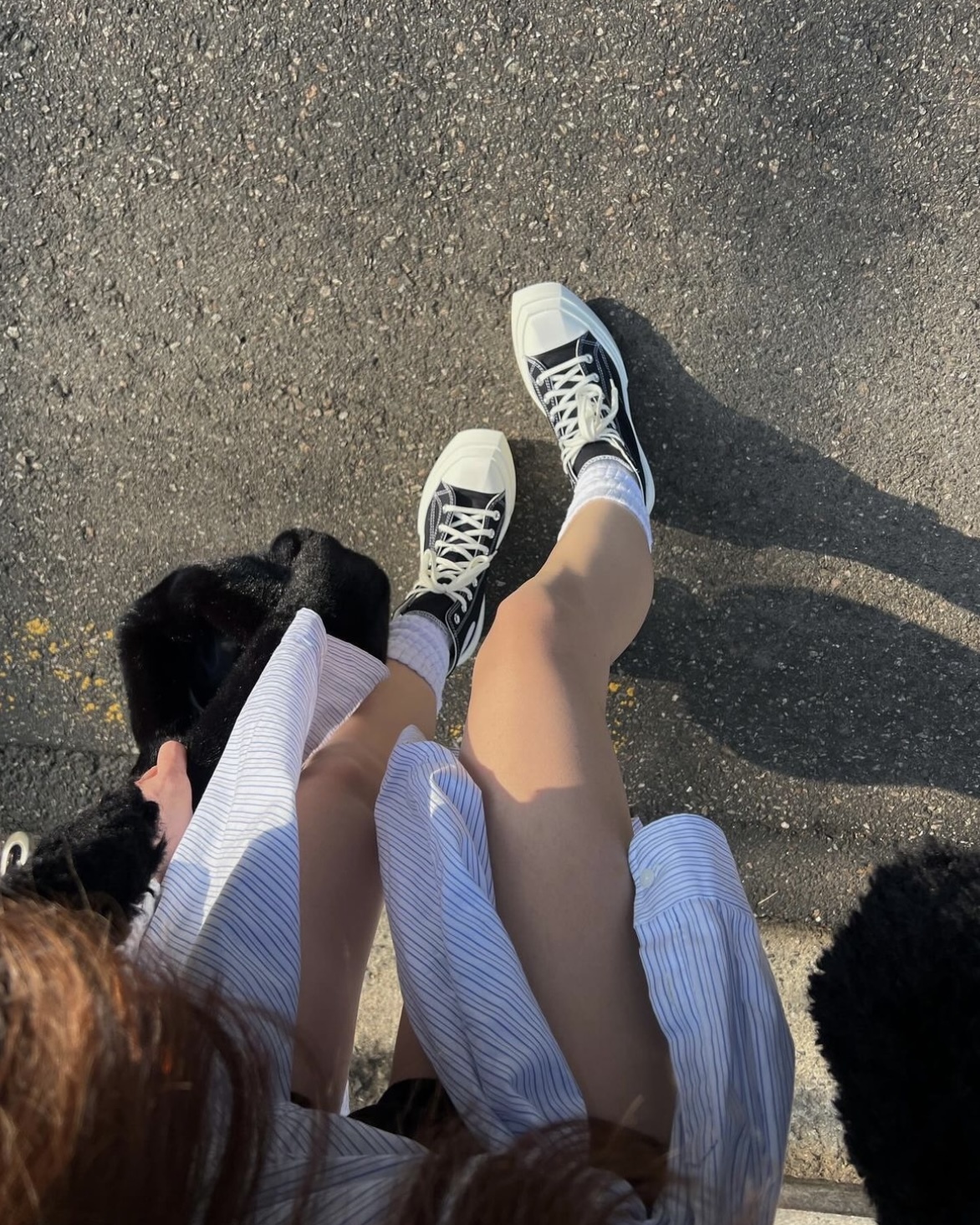 Converse De Luxe Wedge 高筒坡跟鞋幾何黑Aespa Karina代言 Converse De Luxe Wedge 高筒坡跟鞋幾何黑Aespa Karina代言