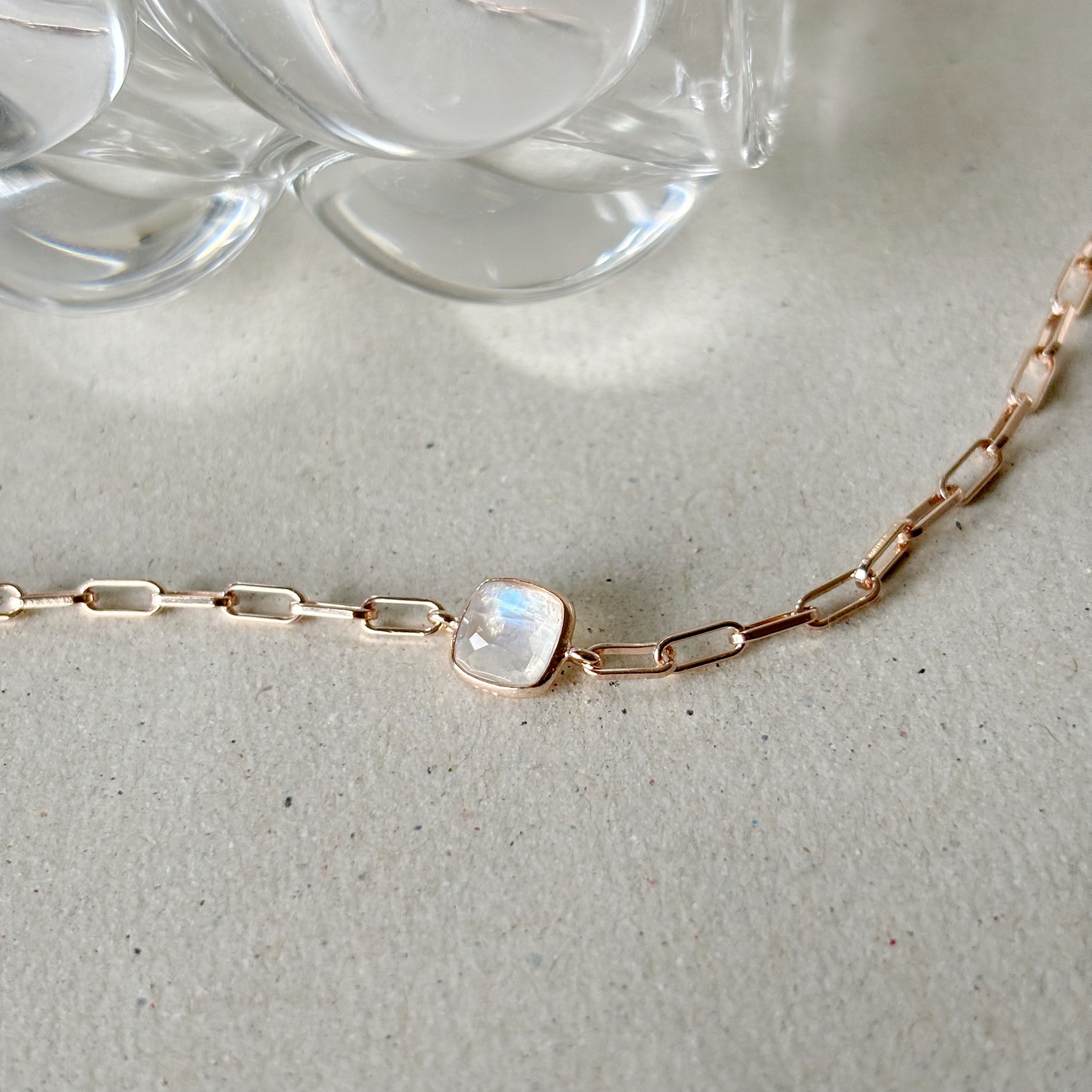 cushion月光石longbox手鍊