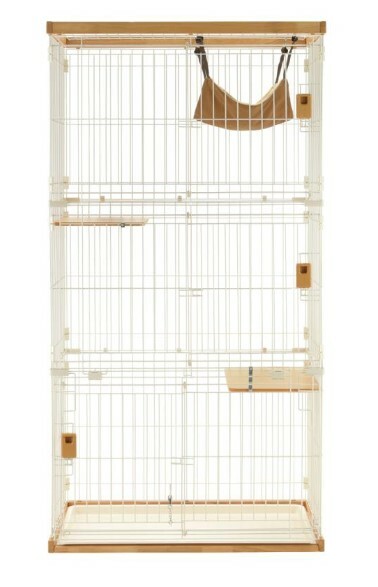 Richell 木製簡易清潔貓籠 90 x 57 x 172H (cm)