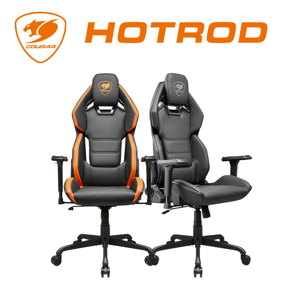COUGAR 美洲獅 HOTROD 電競賽車椅 黑/橘