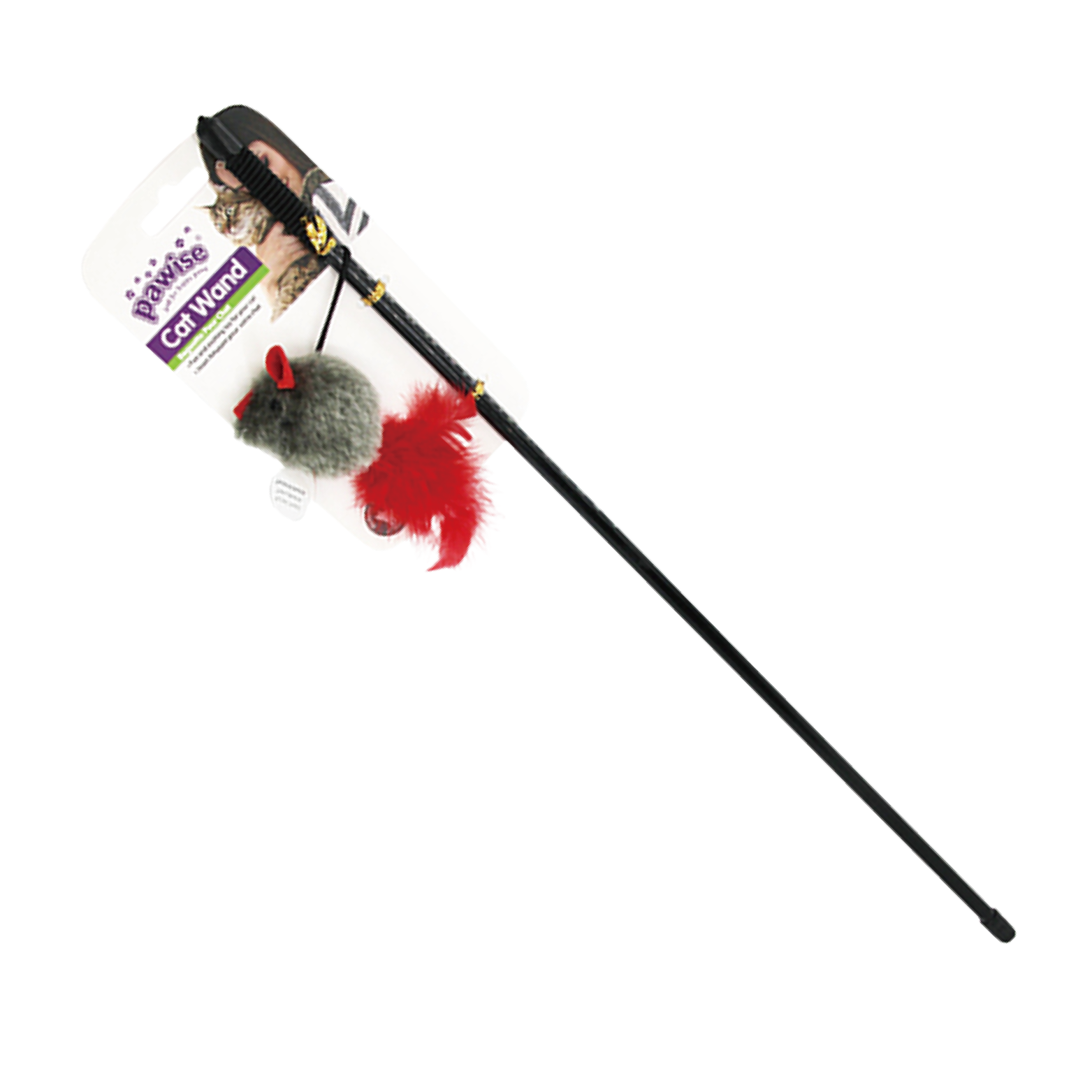 Pawise|老鼠紅尾巴貓棒(NO.28275)