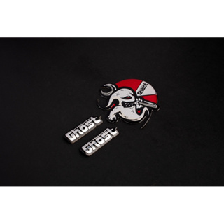Ghost Factory 品牌 銅板標 銅板貼紙