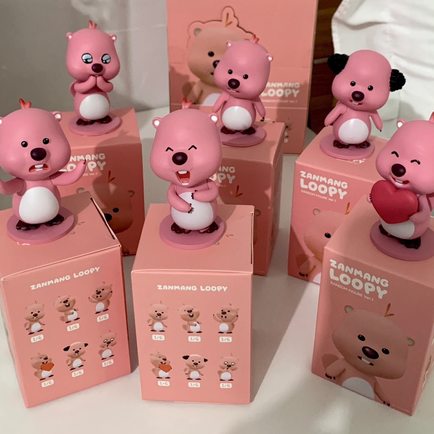 一代 🇰🇷 LOOPY 韓國限定 露比 小海貍 盲盒 公仔 / 預購