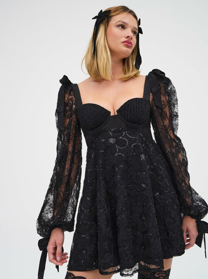 Kiersten Mini Dress 蕾絲美背洋裝