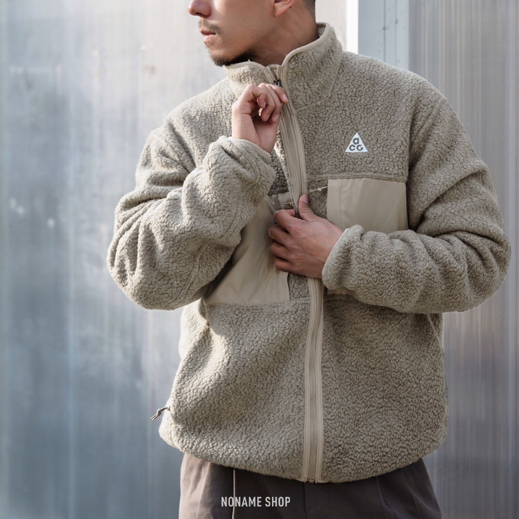 NIKE ACG ARCTIC WOLF 搖粒絨 機能 毛毛 外套 卡其色 (男款)