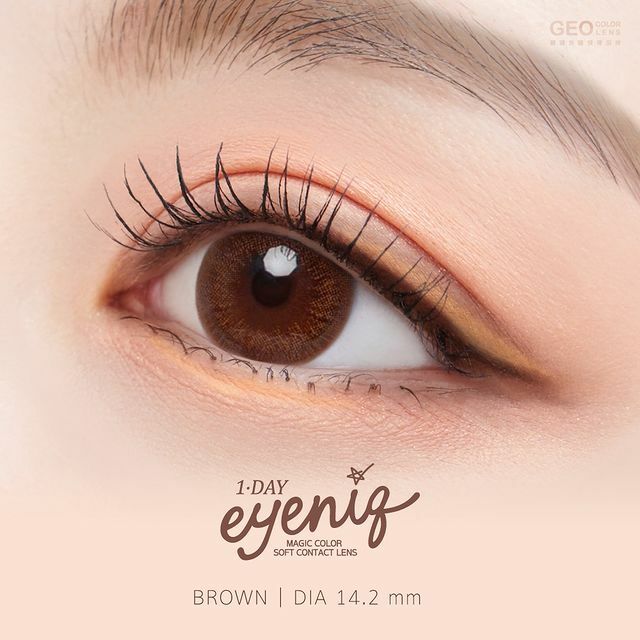 韓國GEO Eyeniq彩色日拋 Brown10片裝