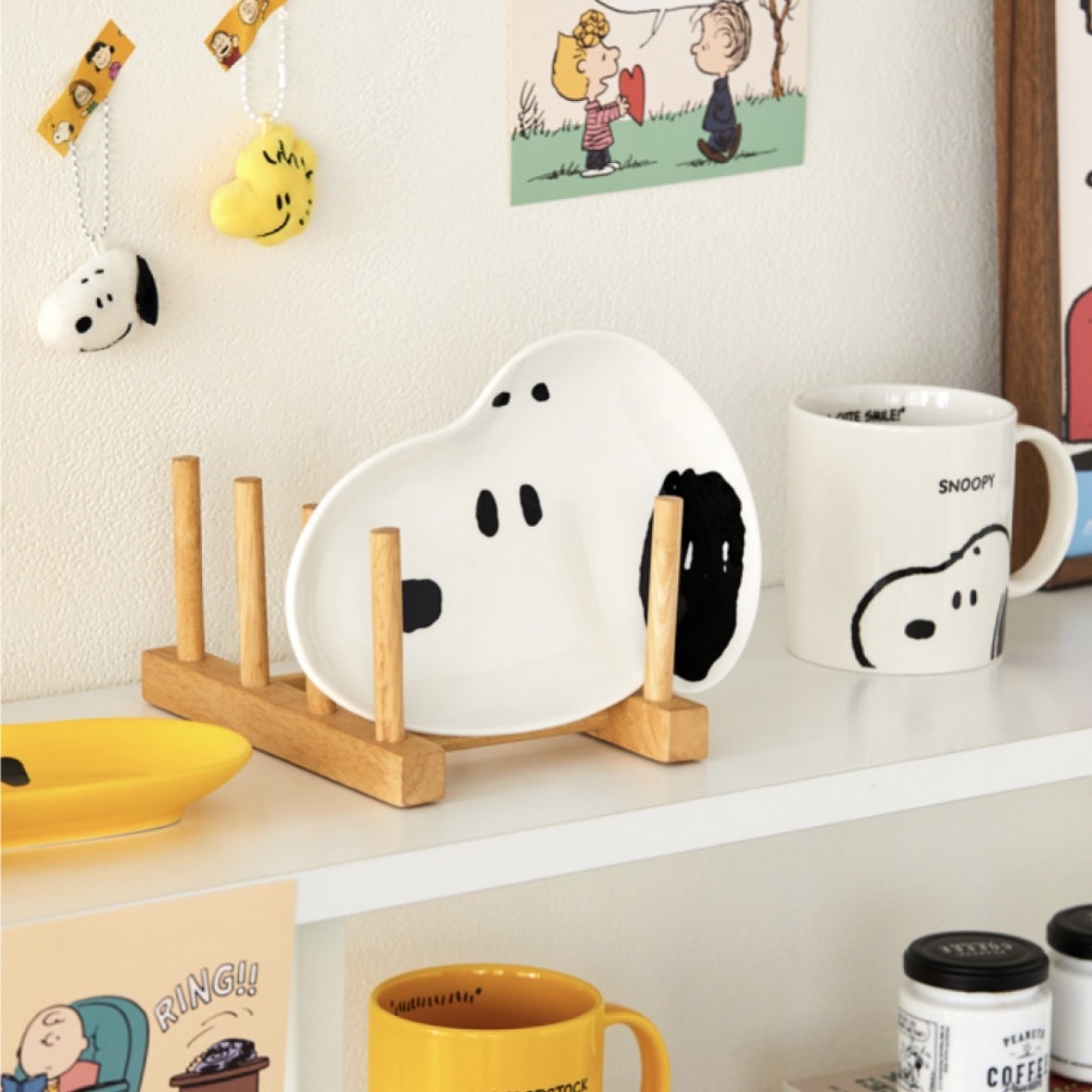 iSNEAKERS｜SNOOPY 史努比 Woodstock糊塗塌客 盤子