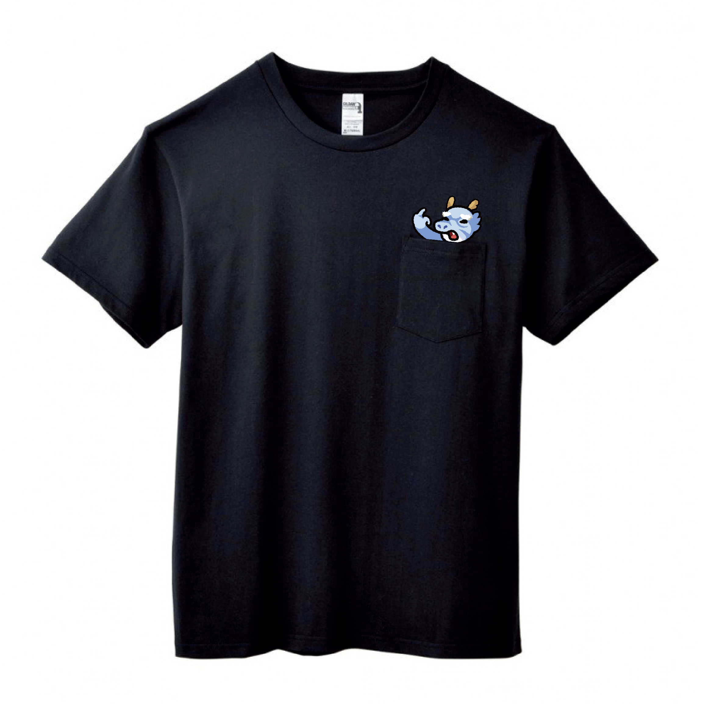 Crab x LIHKG| 動物口袋Tee - 連龍| 連豬 連牛 連狗 連貓 連鼠 連虎 連龍 T-Shirt| 本土衣服品牌