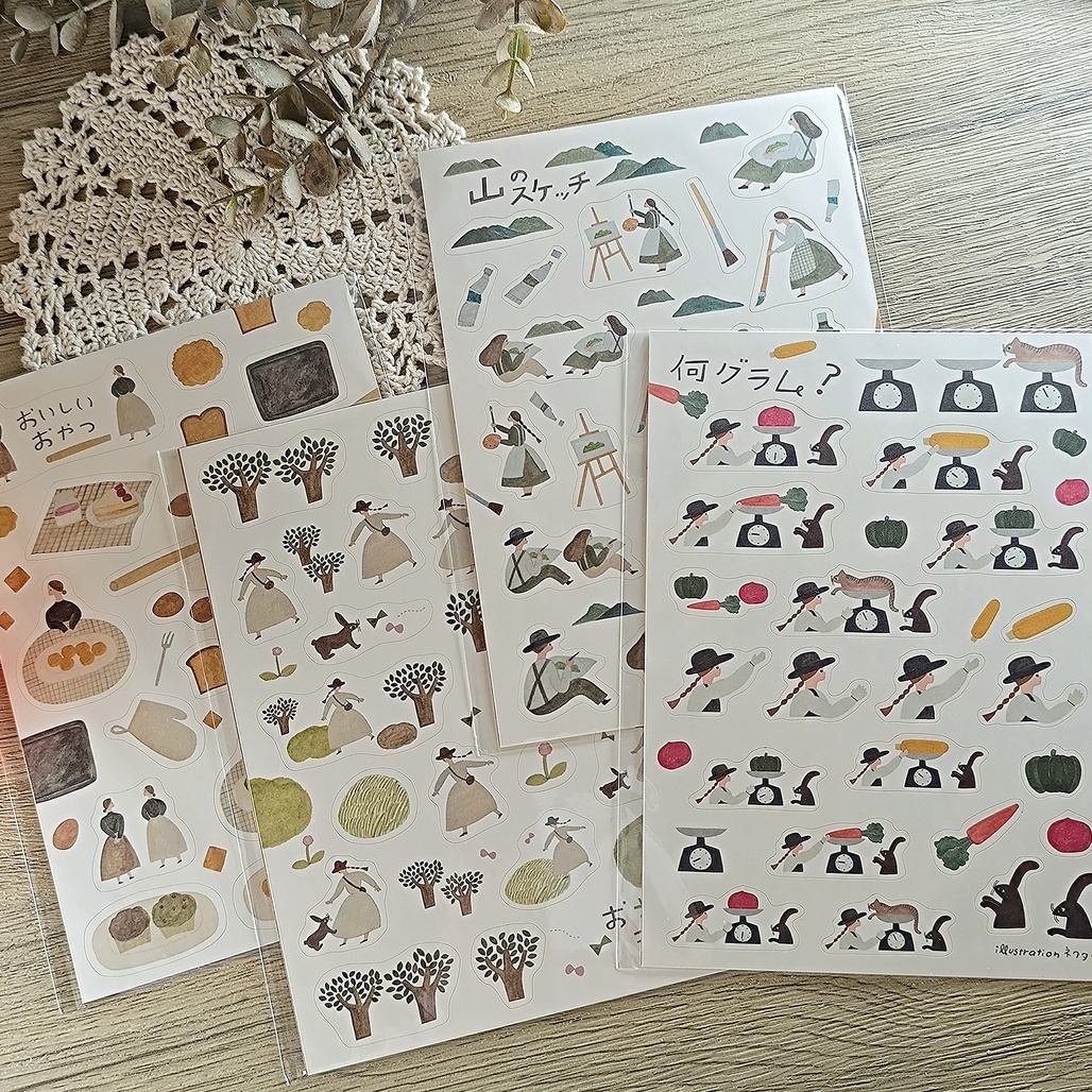 日本Necktie．割型裝飾貼紙 A5