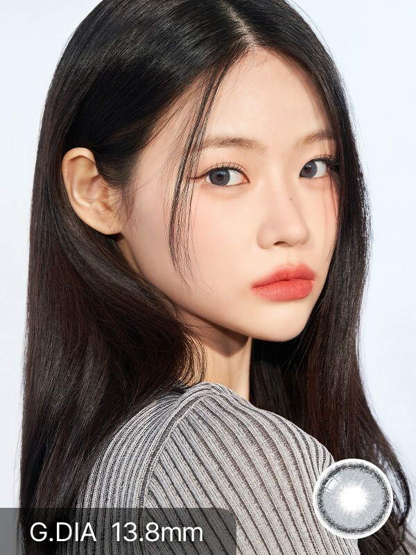 [月拋特薄][防UV] LENSSIS 1 Month SAND Mega Gray 月拋彩妝隱形眼鏡｜每盒2片