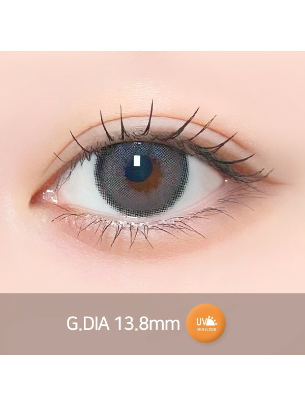 [月拋特薄][防UV] LENSSIS 1 Month SAND Mega Gray 月拋彩妝隱形眼鏡｜每盒2片