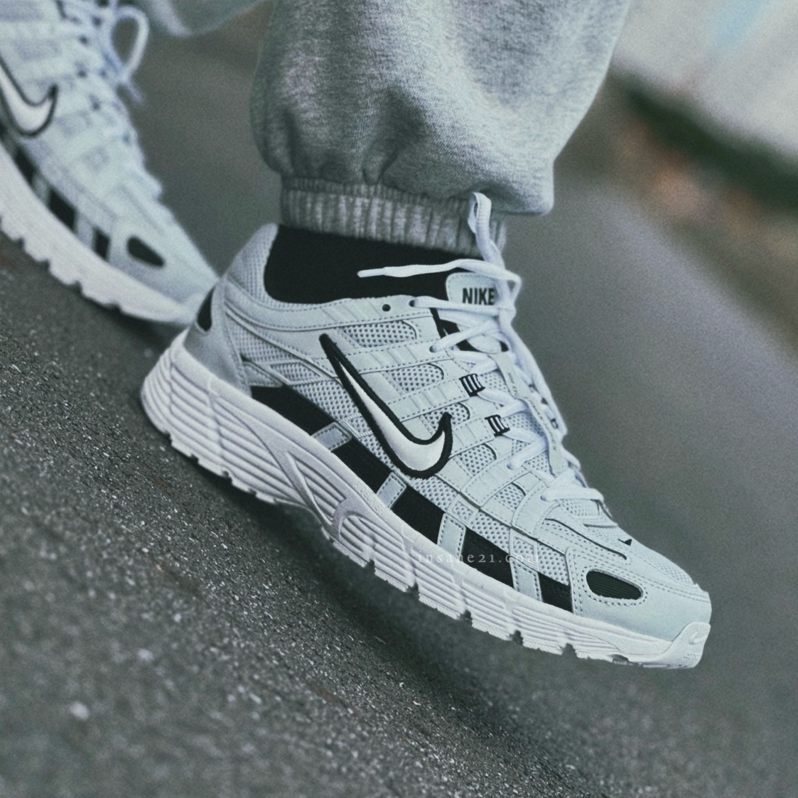 NIKE P-6000 白灰銀 黑 運動鞋 透氣 慢跑 男鞋 CD6404-006